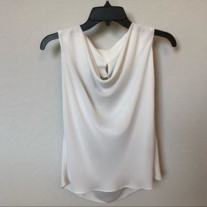 BCBG maxazria white tank top size small